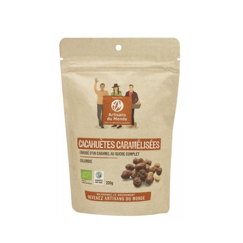 Cacahuètes caramélisées BIO