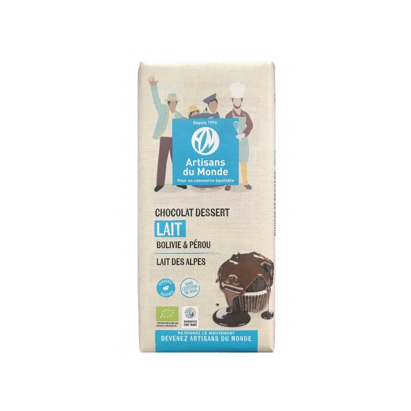 Chocolat Dessert lait bio
