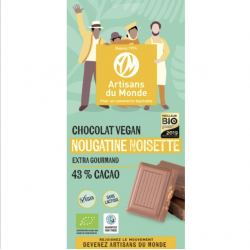 Chocolat vegan nougatine...